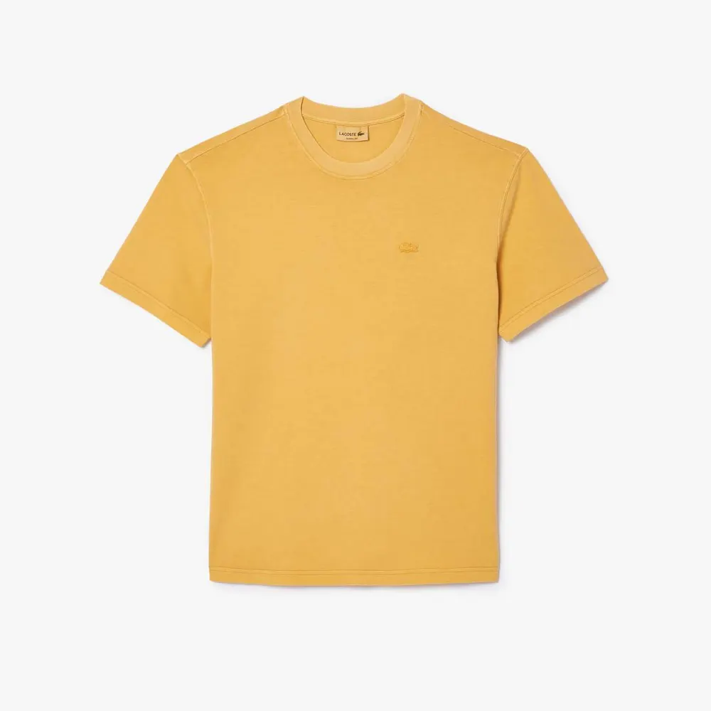 Lacoste Natural Dyed Cotton T-Shirt