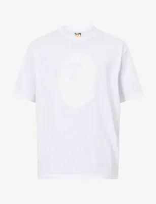 A BATHING APE Tonal Ape Head Relaxed Cotton-Jersey T-Shirt