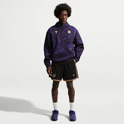 Nike F.C. Barcelona Away Men's Kobe Dri-FIT Football Shorts - Black/Elemental Gold/Metallic Gold