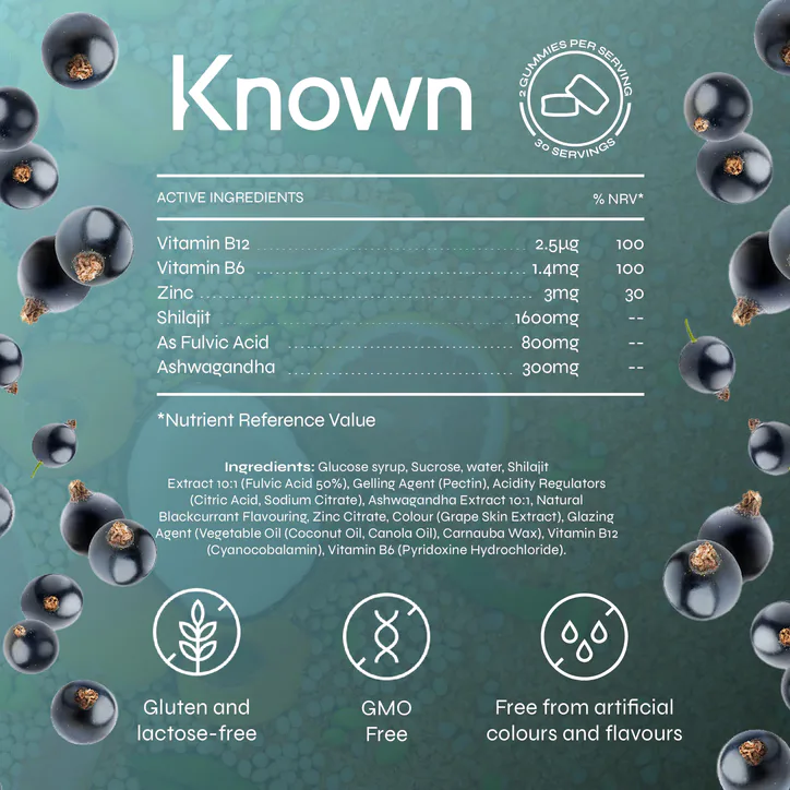 Known Nutrition Shilajit Vegan 60 Gummies detail 3