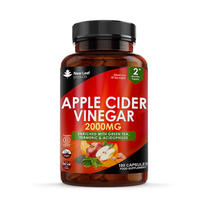 New Leaf Products Apple Cider Vinegar Capsules 180 capsules