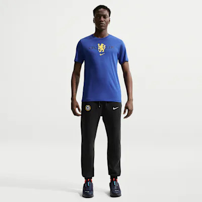 Nike Chelsea F.C. Club Men's Nike Football Joggers - Pitch Blue/White
