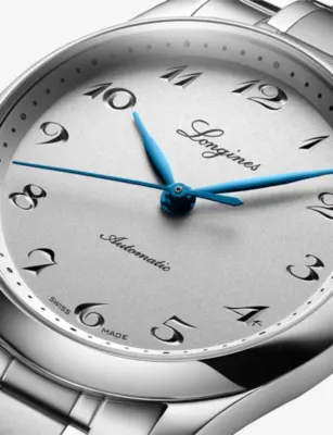 LONGINES L2.357.4.73.6 Master Collection Blue Hands Stainless-Steel Automatic Watch detail 3