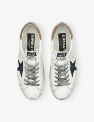 GOLDEN GOOSE Super Star 11657 Leather Trainers - EUR 45 / 11 UK MEN in WHITE/OTH, additional product view 2