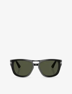 PERSOL PO3366S Square-Frame Acetate Sunglasses