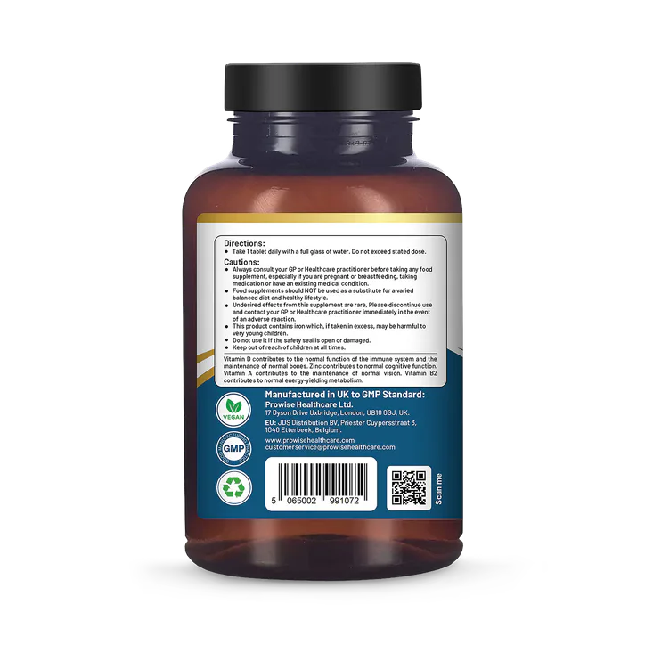 Prowise Healthcare A-Z Multivitamins & Minerals l 365 Vegan Multivitamin Tablets, additional product view 2