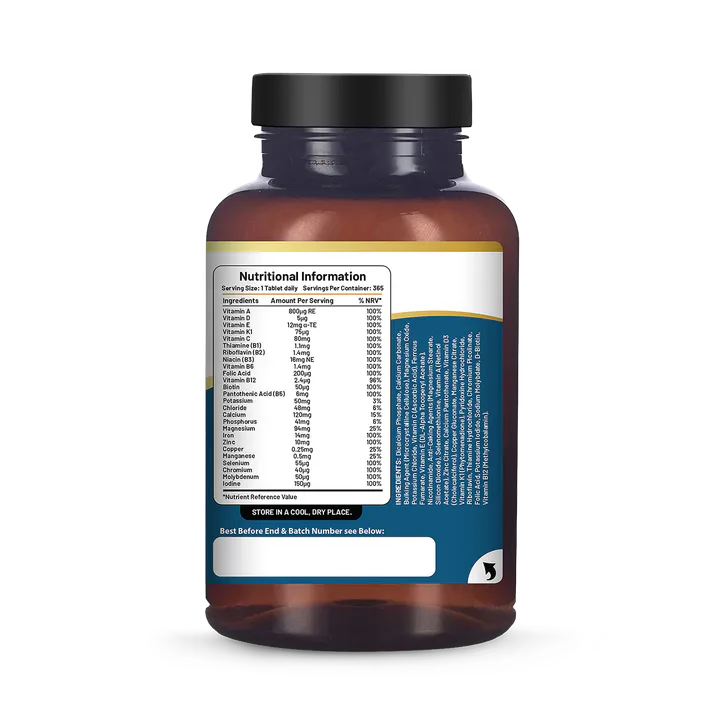 Prowise Healthcare A-Z Multivitamins & Minerals l 365 Vegan Multivitamin Tablets, additional product view 3