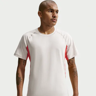 Nike ACG Wildsee Men's Dri-FIT Short-Sleeve Base Layer Top - Light Orewood Brown/Light Crimson/Summit White