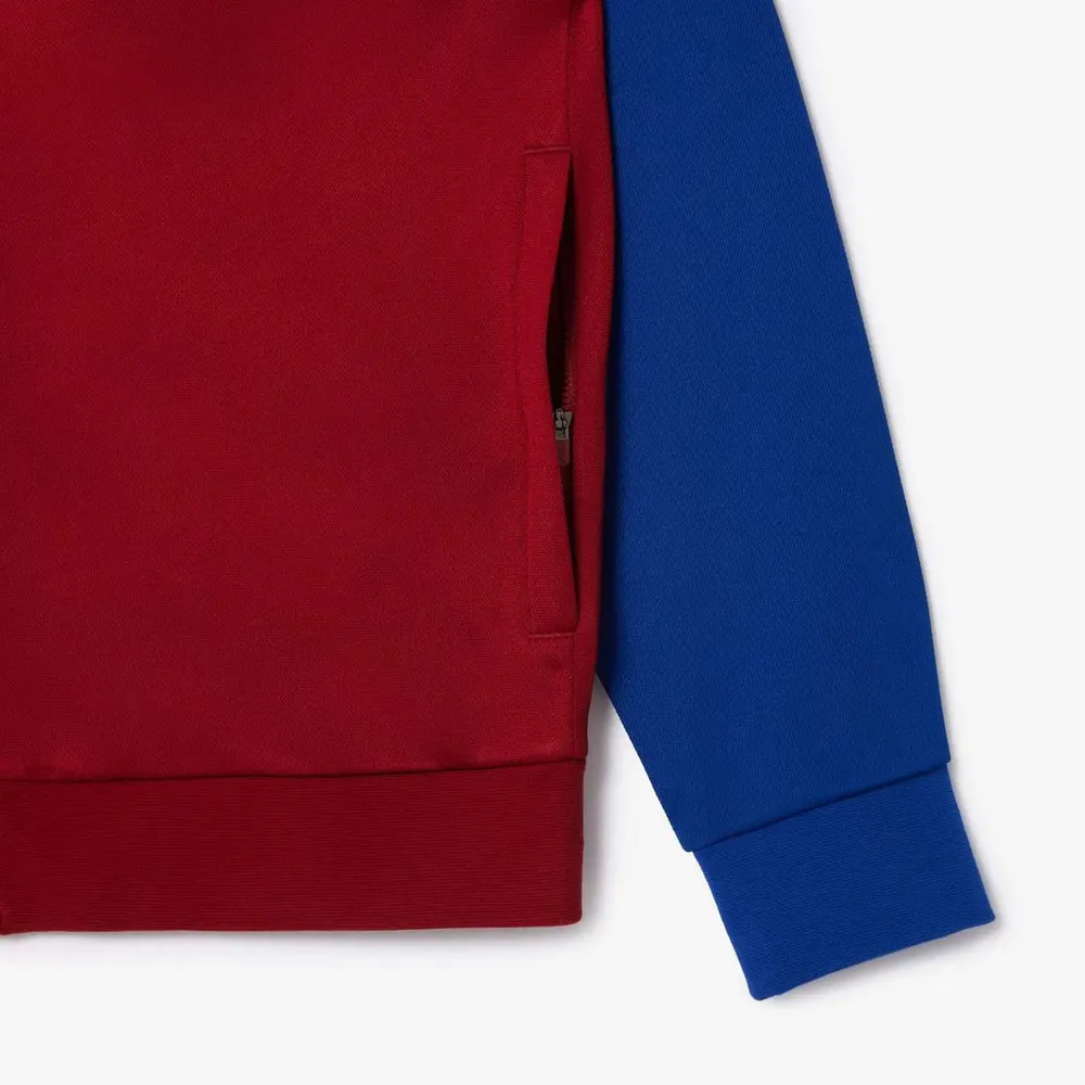 Lacoste Zip-Up Stretch Tennis Sweatshirt detail 3