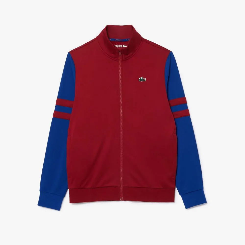 Lacoste Zip-Up Stretch Tennis Sweatshirt