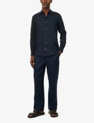 CHE Long-Sleeve Linen Shirt detail 2