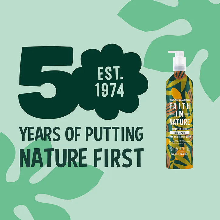 Faith in Nature Shampoo Shea & Argan for Curly Hair 500ml Aluminium detail 2