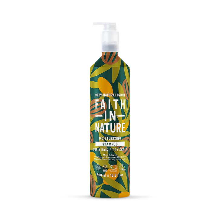 Faith in Nature Shampoo Shea & Argan for Curly Hair 500ml Aluminium