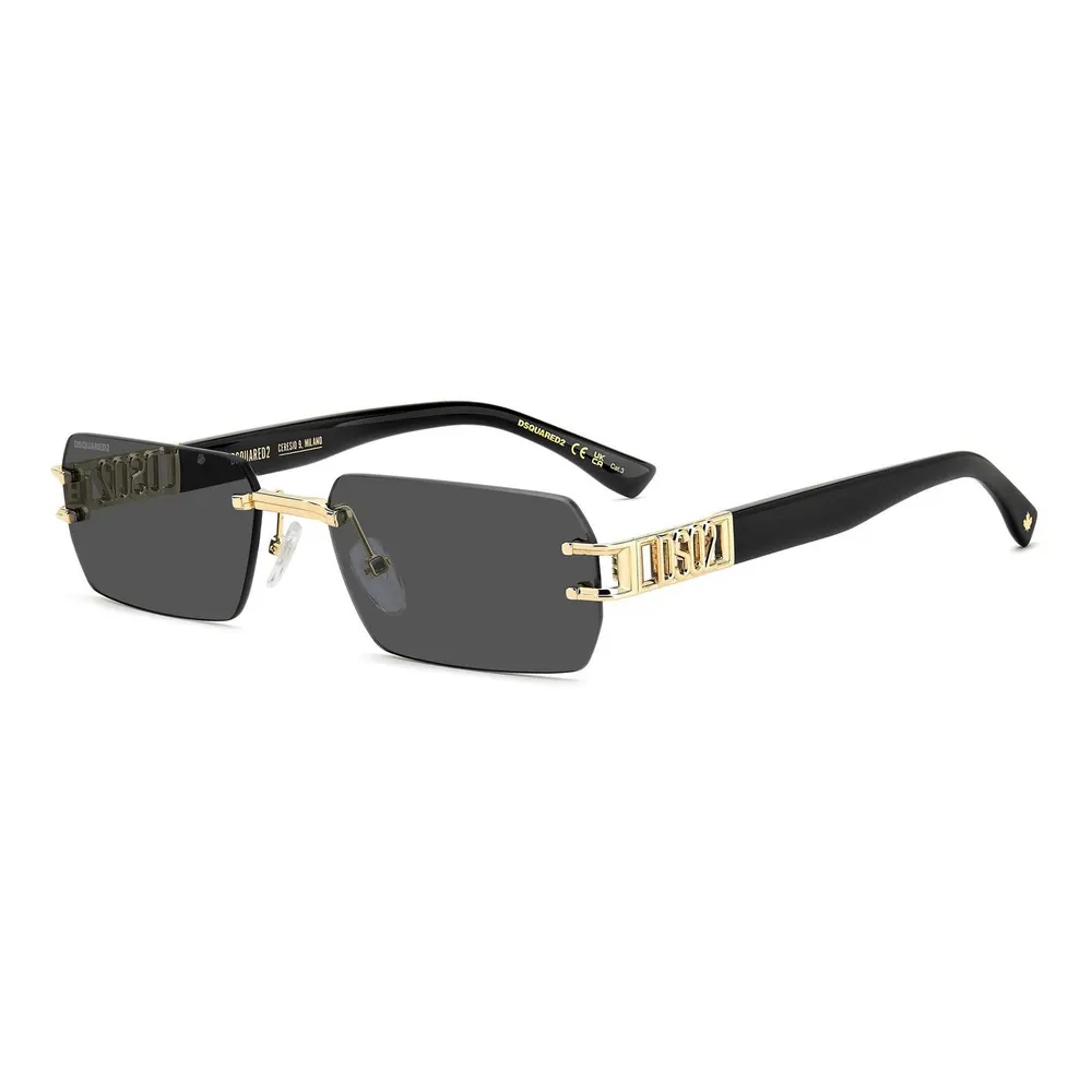 DSquared2 Men's Rimless Sun Rectangle Sunglasses