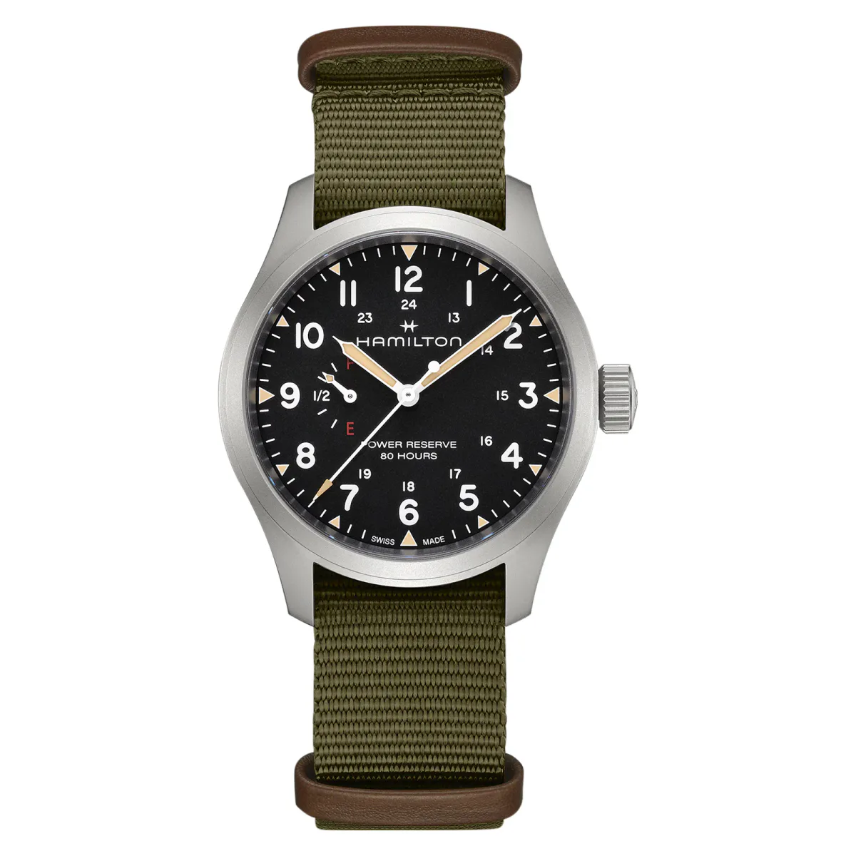 Hamilton Khaki Field Mechanical 40mm Mens Watch Black