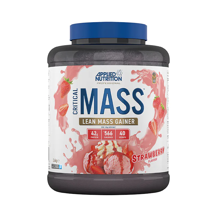 Applied Nutrition Critical Mass Professional Lean Mass Gainer Strawberry 2.4kg (16 Servings)