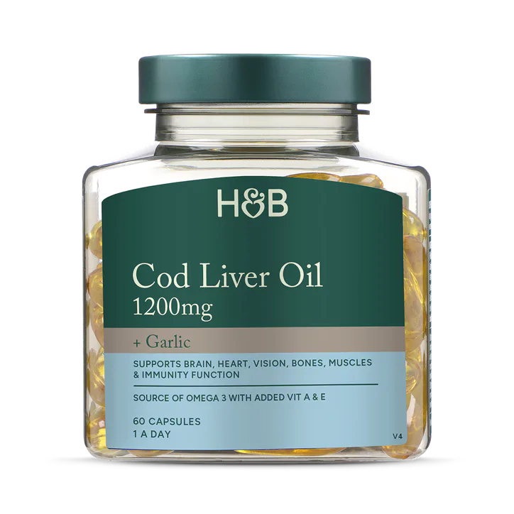 For Him Pure Cod Liver Oil & Garlic 60 Capsules detail 2