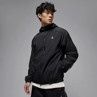 Jordan Sport Classic Men's Hooded Jacket - Black/White