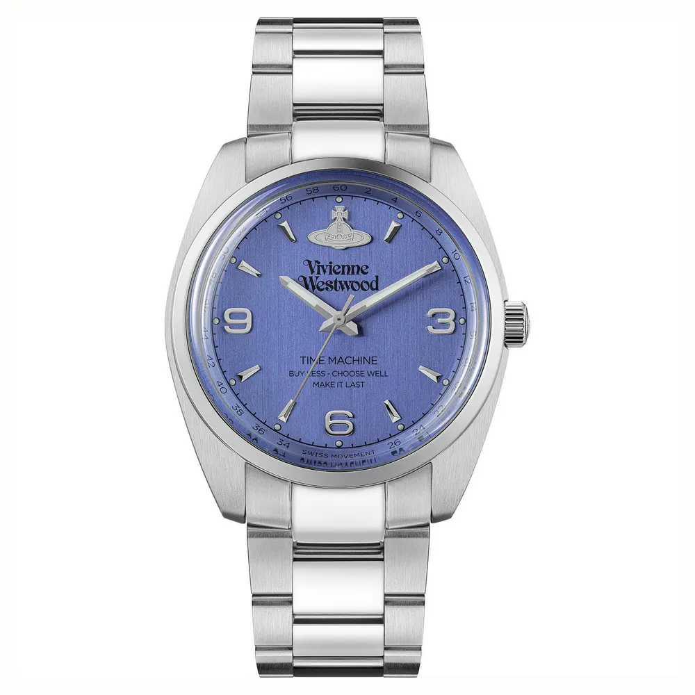 Vivienne Westwood Square Stainless Steel Water Resistant Analogue Quartz Watch