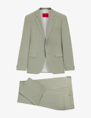HUGO Notch-Lapel Extra Slim-Fit Wool-Blend Suit