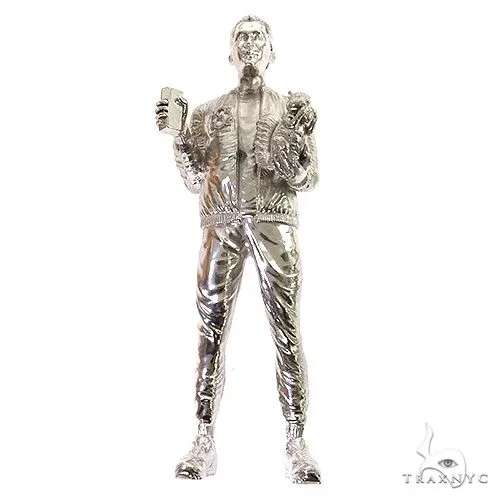 MARYAM - For Him SILVER Traxtion Figure Statue .925 Silver -Large 69071 – Pendant