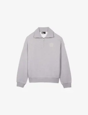 THE KOOPLES Logo-Embroidered Relaxed-Fit Cotton Sweatshirt