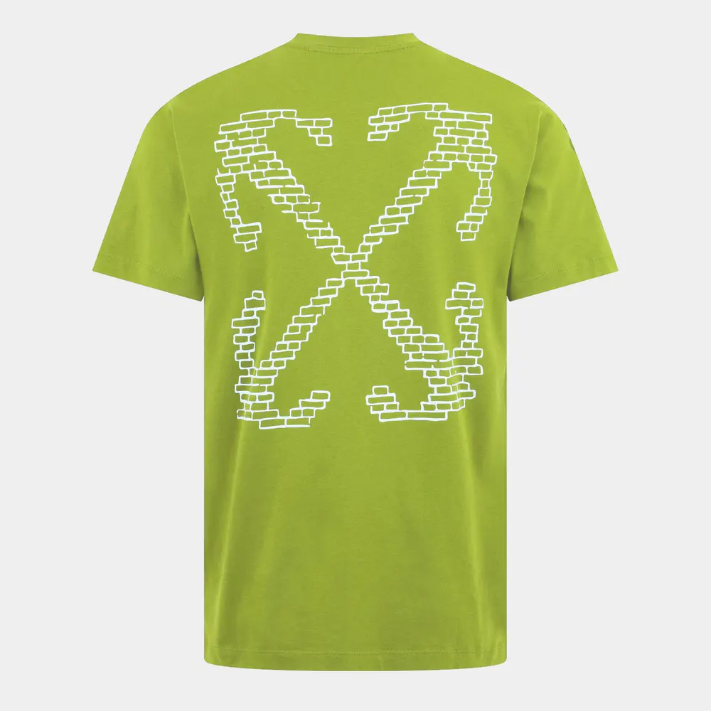 Off White Men's Brick Arrow Crew Neck Short Sleeve T-Shirt detail 2