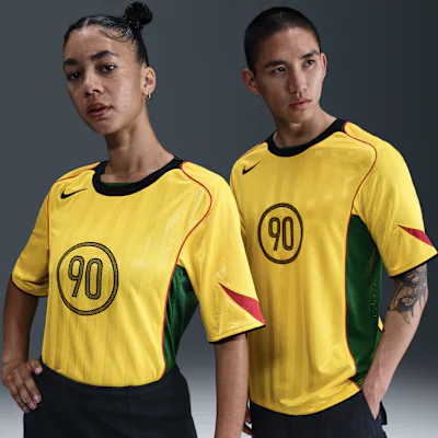 Nike Total 90 Men's Dri-FIT Soccer Jersey - Tour Yellow/Black/Sport Red/Black