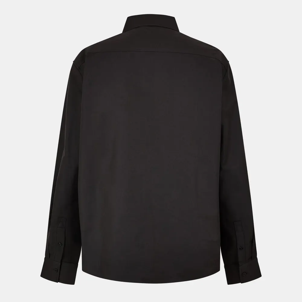 Axel Arigato Men's Flow Overshirt in Black, additional product view 2