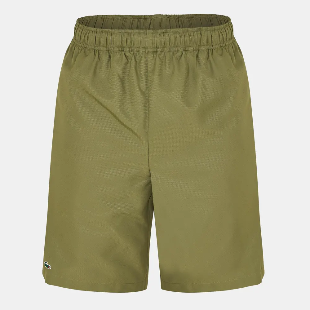 Lacoste Men's Woven Tracksuit Shorts in Khaki – Clothing