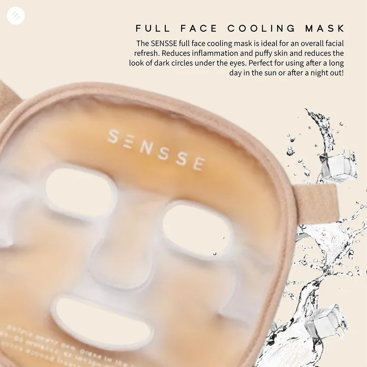 Sensse Glacial Glow Face and Eye Cooling Masks detail 2