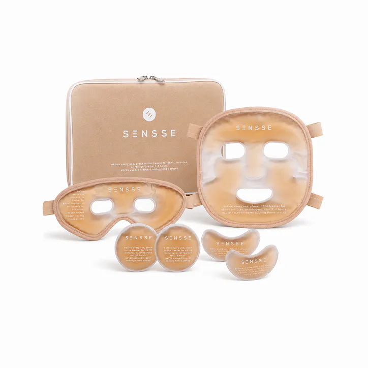 Sensse Glacial Glow Face and Eye Cooling Masks