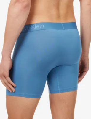 CALVIN KLEIN Ultra Soft Pack of Three Modal-Jersey Boxer Briefs detail 3