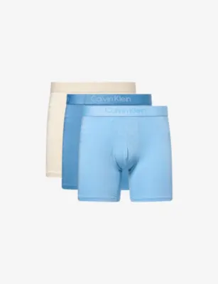 CALVIN KLEIN Ultra Soft Pack of Three Modal-Jersey Boxer Briefs