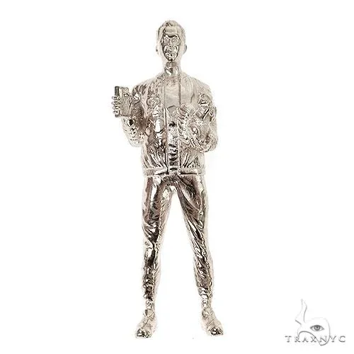 MARYAM - For Him SILVER Traxtion Figure Statue .925 Silver -Mini 69052 – Pendant