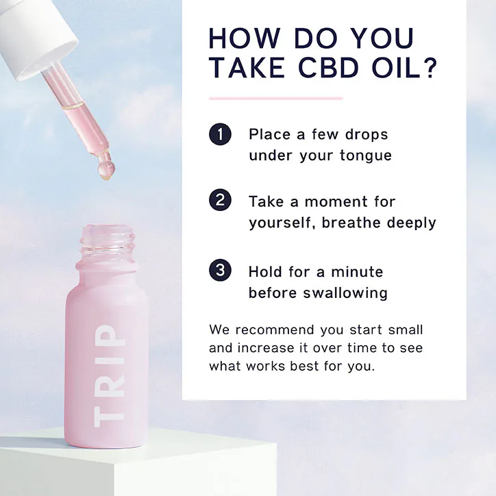 TRIP Orange Blossom & Chamomile CBD Oil 300mg 15ml, additional product view 2