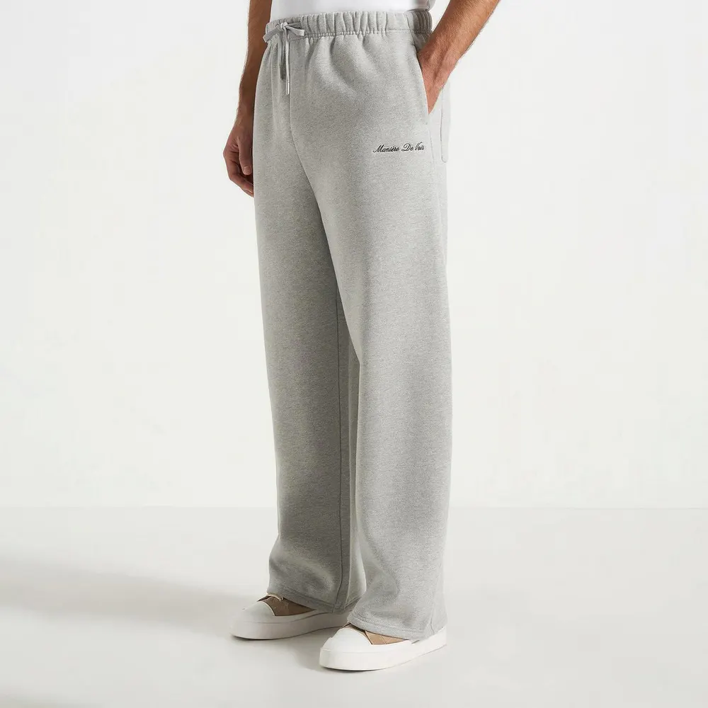 Maniere De Voir Mens Signature Wide Leg Joggers detail 2
