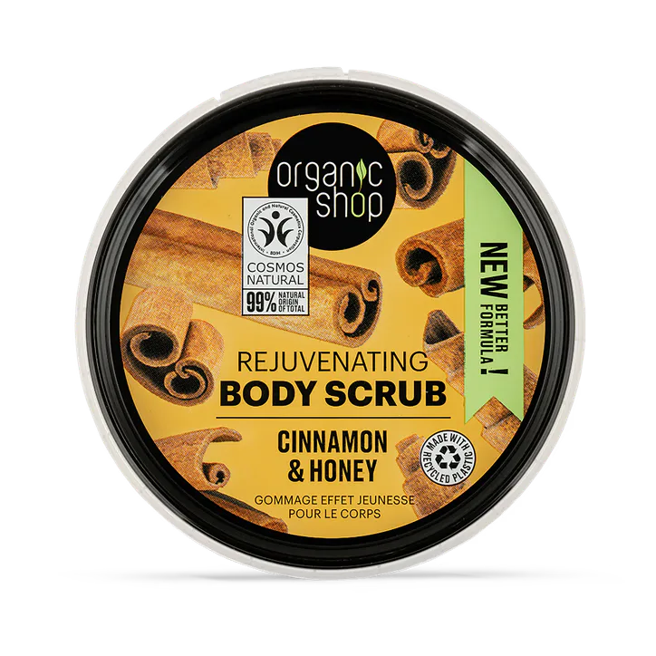Organic Shop Rejuvenating Body Scrub Cinnamon & Honey 250ml detail 2