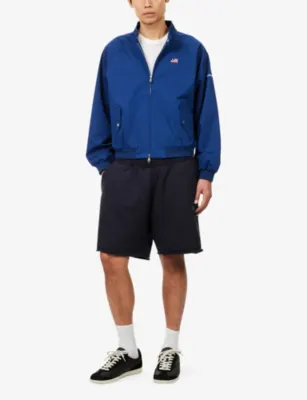 COLE BUXTON Rodeo Embroidered-Logo Cotton Bomber Jacket detail 2