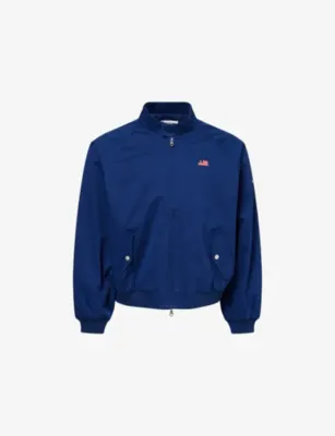 COLE BUXTON Rodeo Embroidered-Logo Cotton Bomber Jacket