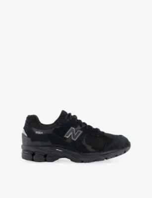 NEW BALANCE 2002 Suede and Mesh Trainers - 6 in BLACK GRAY – Mens | Trainers | Lace up trainers