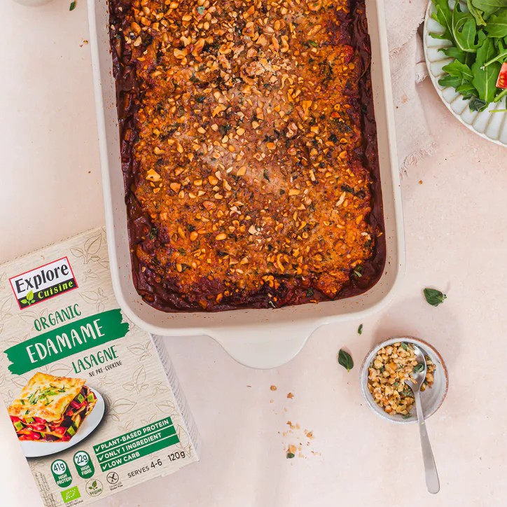 Explore Cuisine Organic Edamame Lasagne 120g, additional product view 3
