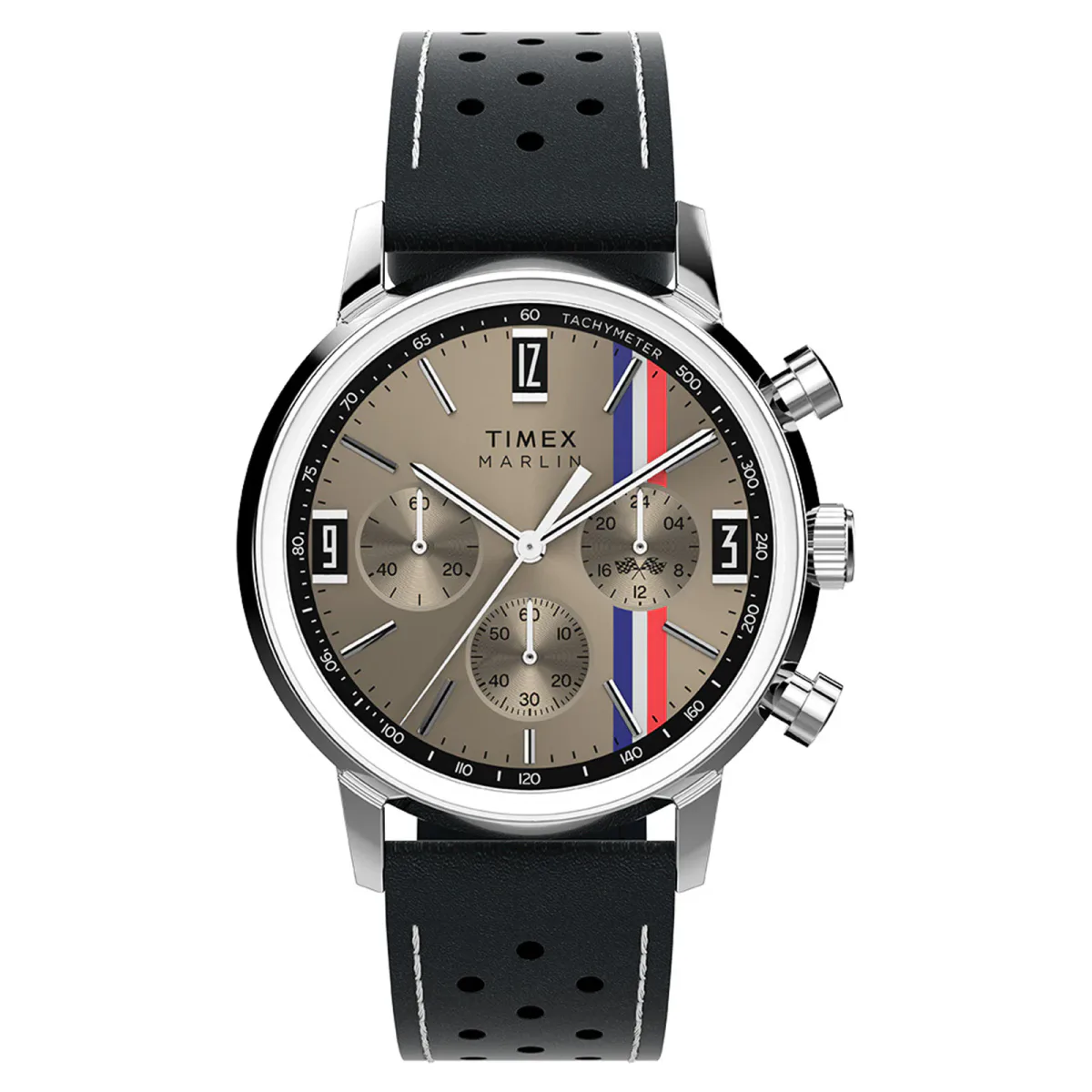 Timex Marlin Chronograph Tachymeter 40mm Mens Watch Champagne