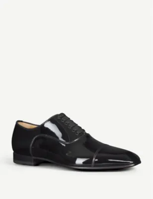 CHRISTIAN LOUBOUTIN Greggo leather Oxford shoes - EUR 43 / 9 UK MEN in BLACK, additional product view 3