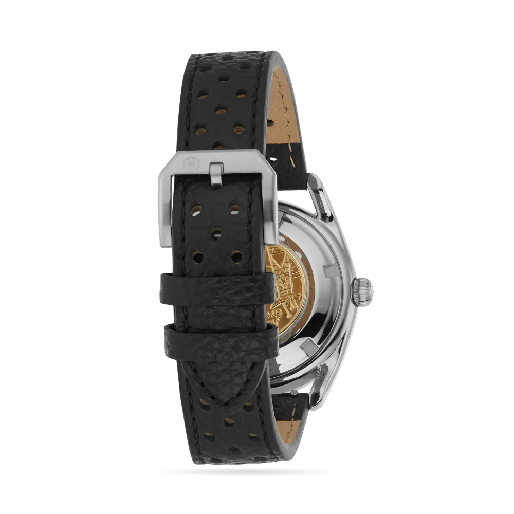 Nivada Grenchen Super Antarctic 3.6.9 38mm Mens Watch Black in Black, additional product view 3