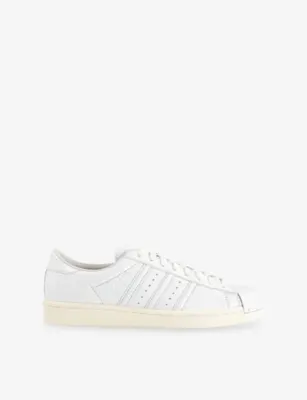ADIDAS Superstar Vintage Leather Trainers - 11.5 in CORE WHITE CORE WHITE CR – Mens | Trainers | Lace up trainers
