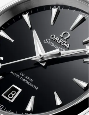 OMEGA 220.10.38.20.01.004 Seamaster Aqua Terra rhodium-plated stainless-steel automatic watch detail 2