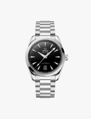 OMEGA 220.10.38.20.01.004 Seamaster Aqua Terra rhodium-plated stainless-steel automatic watch