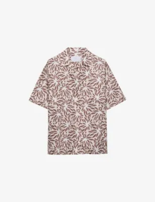 PRADA Printed Cotton Bowling Shirt - NEUTRAL - XXXXL detail 2