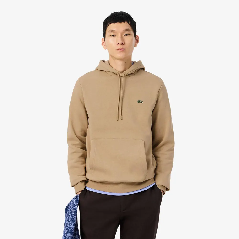Lacoste Men's Basic Over-the-head Hoodie detail 3